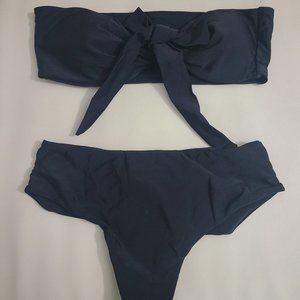 BLACK TWO PIECE BIKINI SIZE M